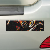 Abstracte Art Bumpersticker (Op auto)