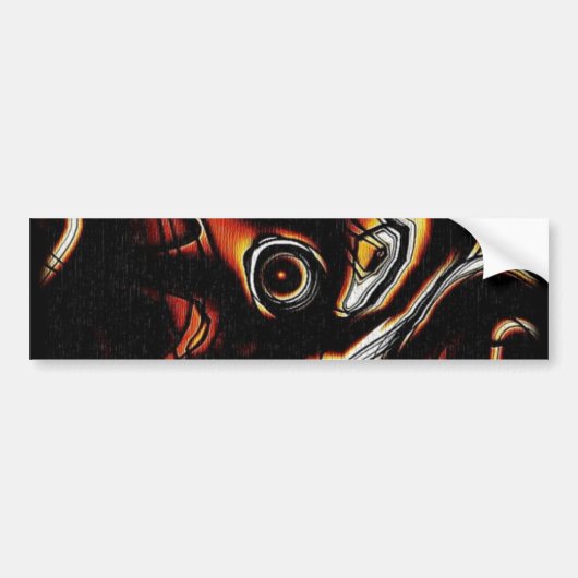 Abstracte Art Bumpersticker (Voorkant)