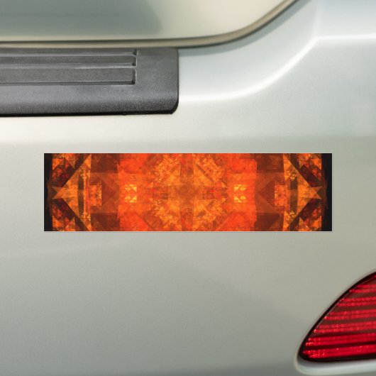 Abstracte Art Bumpersticker zonder grenzen (Op auto)