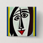 Abstracte Art Button (Voorkant)