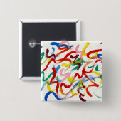 Abstracte Art Button (Voorkant /achterkant)