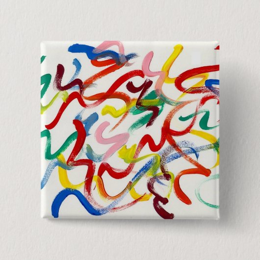 Abstracte Art Button (Voorkant)