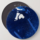abstracte Art Button "Deep Water 4" (Voorkant /achterkant)
