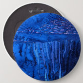 abstracte Art Button "Diep Water 2" (Voorkant /achterkant)