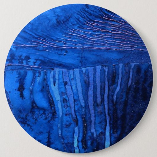 abstracte Art Button "Diep Water 2" (Voorkant)