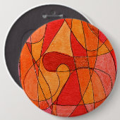abstracte Art Button "Hot Spot" (Voorkant /achterkant)