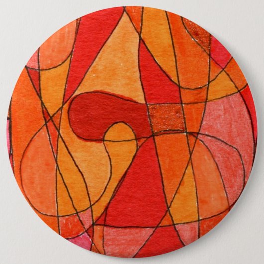abstracte Art Button "Hot Spot" (Voorkant)