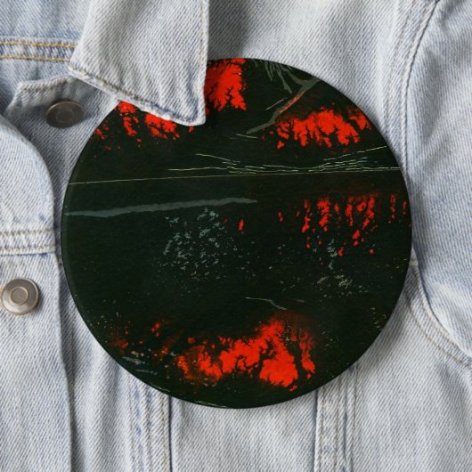 abstracte Art Button "Swamp Fire" (In situ)