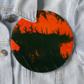 abstracte Art Button "Swamp Fire #2" (In situ)
