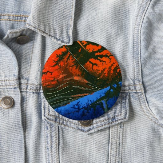 abstracte Art Button "Swamp Fire 6" (In situ)