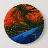 abstracte Art Button "Swamp Fire 6" (Voorkant)