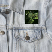 Abstracte Art Button verdraaid evenwicht (vierkant (In situ)