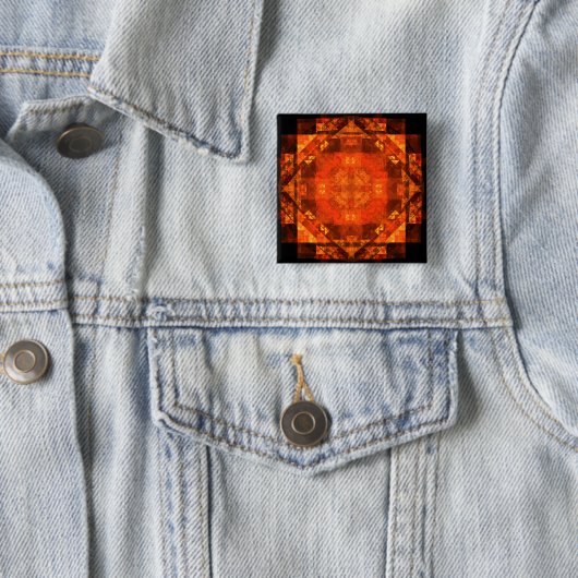 Abstracte Art Button zonder scherpe randen (vierka (In situ)