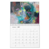 Abstracte Art Calendar door Fine Artist, Lori Rive Kalender (Jan 2027)