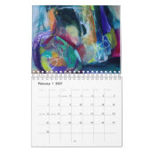 Abstracte Art Calendar door Fine Artist, Lori Rive Kalender (Feb 2027)