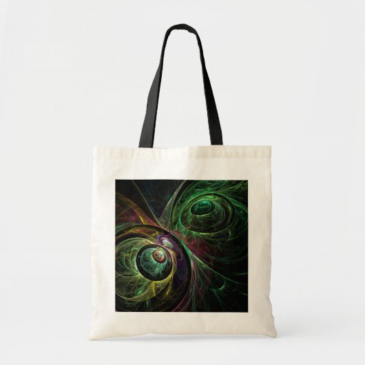Abstracte Art Canvas tas oogkleuren (Voorkant)