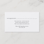 Abstracte Art Collage Publisher Writer Editor Afsprakenkaartje (Achterkant)