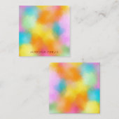 Abstracte Art Colorful Persoonlijke Sjabloon (Voorkant / Achterkant)