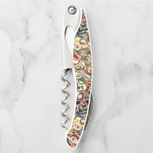 Abstracte Art Corkschroef Kurkentrekker (Voorkant)