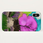 Abstracte Art Cotton Snoep Trees Case-Mate iPhone Case (Achterkant (horizontaal))