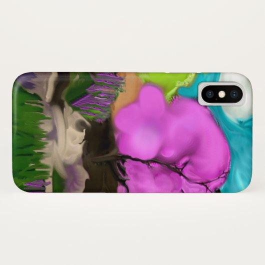 Abstracte Art Cotton Snoep Trees Case-Mate iPhone Case (Achterkant (horizontaal))