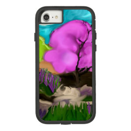 Abstracte Art Cotton Snoep Trees iPhone 13 Hoesje