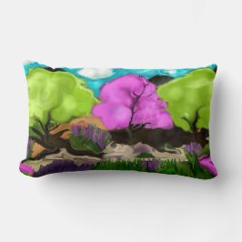 Abstracte Art Cotton Snoep Trees Kussen