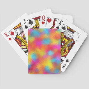 Abstracte Art Custom Elegant Sjabloon Kleurrijk Pokerkaarten
