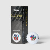 abstracte Art Custom Wilson Golf Balls Golfballen (Verpakking)