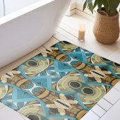 Abstracte art deco 1 badmat