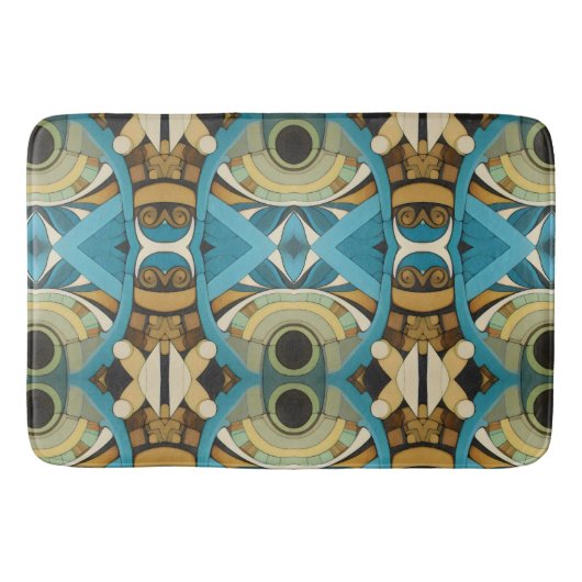 Abstracte art deco 1 badmat (Voorkant)