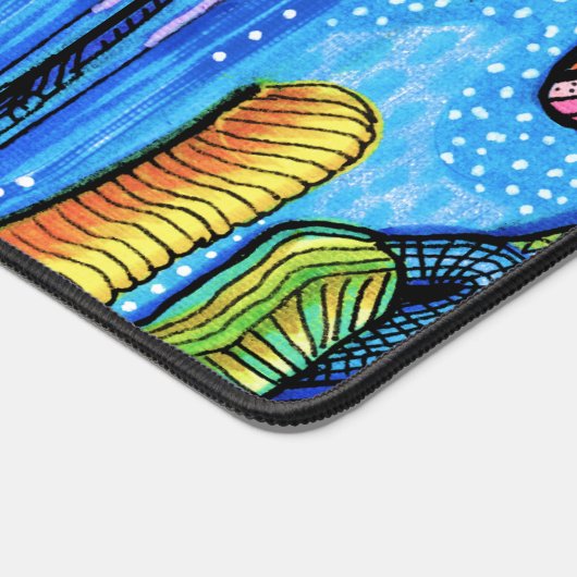 Abstracte Art Desk Mat (Hoek)