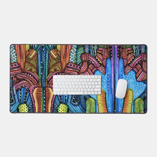 Abstracte Art Desk Mat (Keyboard & Muis)