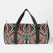 Abstracte Art Duffle Gym Bag Plunjezak (Achterkant)