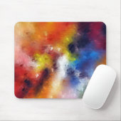 Abstracte Art elegant kleurrijke moderne Sjabloon Muismat (Met muis)