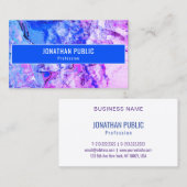 Abstracte Art Elegant Sjabloon Professional Visitekaartje (Voorkant / Achterkant)