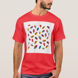 Abstracte Art Fall Leaves Autumn Artist Print Deco T-shirt