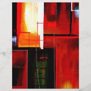 Abstracte Art Flyer