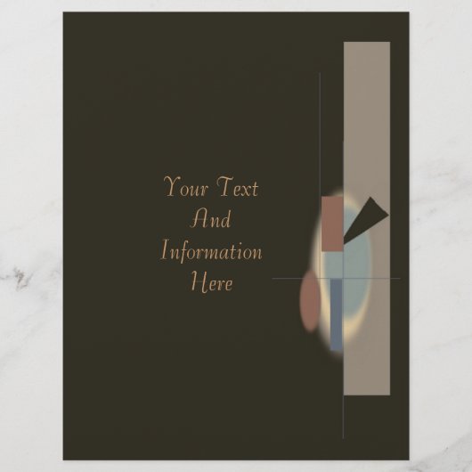 Abstracte Art Flyer (Voorkant)