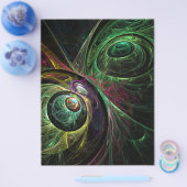 Abstracte Art Flyer voor ogen (Enkel)