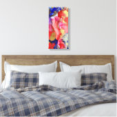 Abstracte Art Gold Red Blue Alcohol Ink Canvas Afdruk (Insitu (Slaapkamer))
