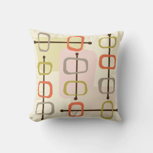 abstracte Art Hollow Rocks Chartreuse Green uit de Kussen