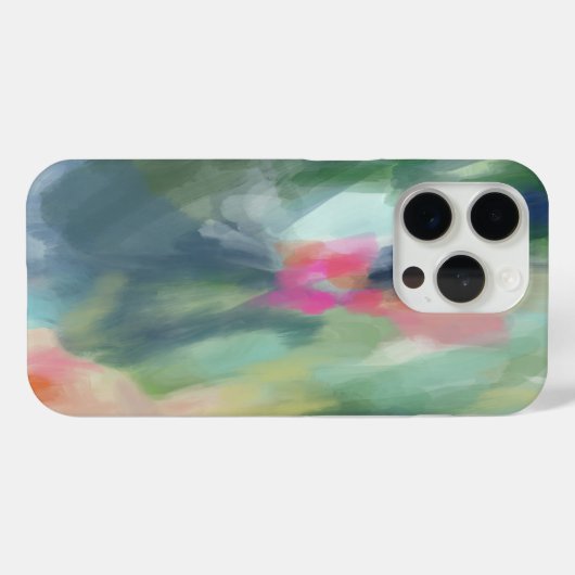Abstracte Art iPhone Case (Achterkant (horizontaal))