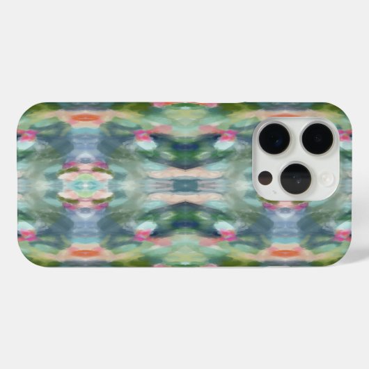 Abstracte Art iPhone Case (Achterkant (horizontaal))