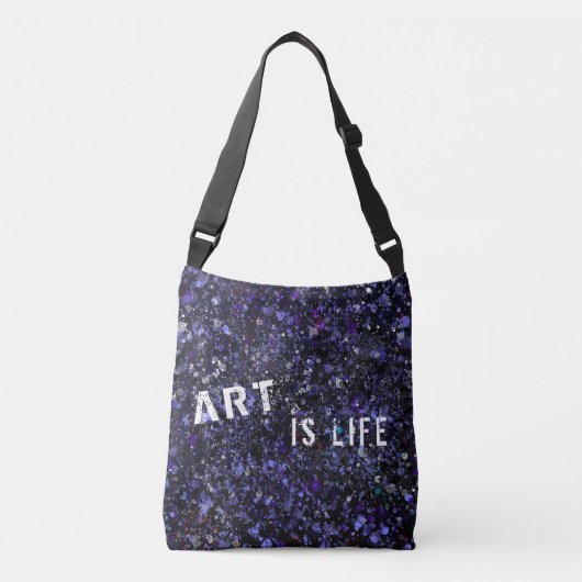 ABSTRACTE ART IS LEVEN CROSSBODY TAS (Voorkant)
