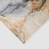 Abstracte Art Jewel Toned Citrus, Black & Gold Tissuepapier (Detail)