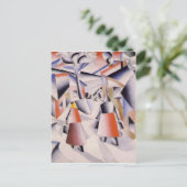 Abstracte Art Kaarten, GIfts en Postage Briefkaart (Staand voorkant)