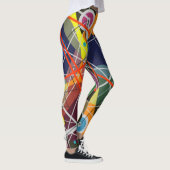 Abstracte Art Kandinsky Mid-Century Moderne Stijl  Leggings (Rechts)