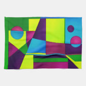 Abstracte Art Kitchen Towel Theedoek (Horizontaal)