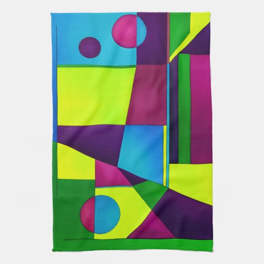 Abstracte Art Kitchen Towel Theedoek (Verticaal)